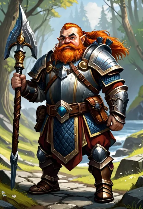 style dwarf with corssbow and heavy armor