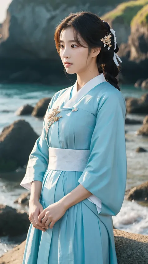 Korean period drama、princess、coastal