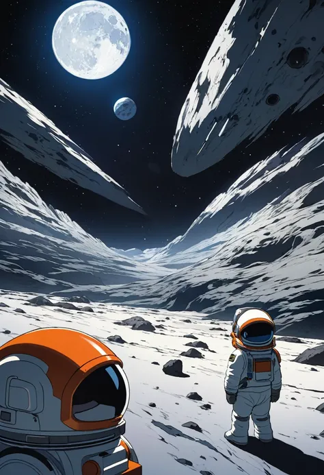 Space 1999 Moon Wandering in the Galaxy