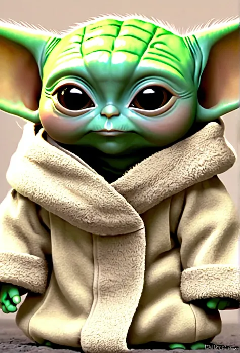 baby yoda saying: "congrats bro!"