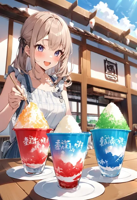 Shaved ice Shaved ice that can be easily made at home is also recommended.。Not just syrup、Serve with fruit sauce or condensed milk、Enjoy the original shaved ice。