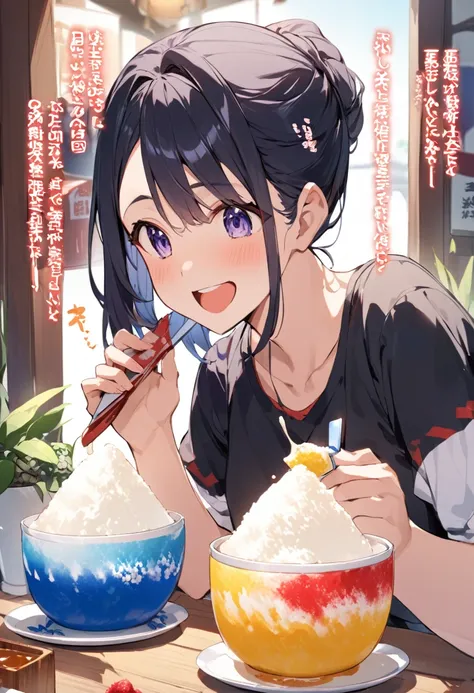 Shaved ice Shaved ice that can be easily made at home is also recommended.。Not just syrup、Serve with fruit sauce or condensed milk、Enjoy the original shaved ice。