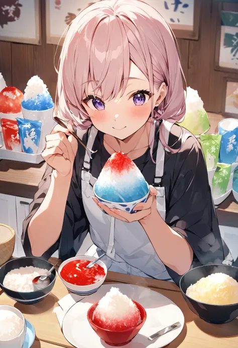 Shaved ice Shaved ice that can be easily made at home is also recommended.。Not just syrup、Serve with fruit sauce or condensed milk、Enjoy the original shaved ice。