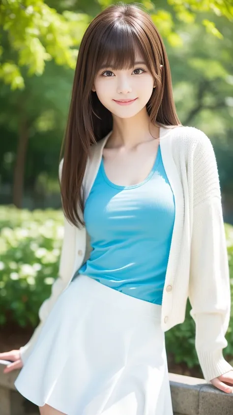 Ultra-high resolution, Superior Quality, Highest quality, Very detailed, Realistic, 8k, RAW Photos, Highest quality, masterpiece, Attractive girl, Awesome girl, Brown Hair, Shoulder-length layers, 非対称のbangs, K-POPアイドル, Sophisticated, stylish, Shibuya Ward,...