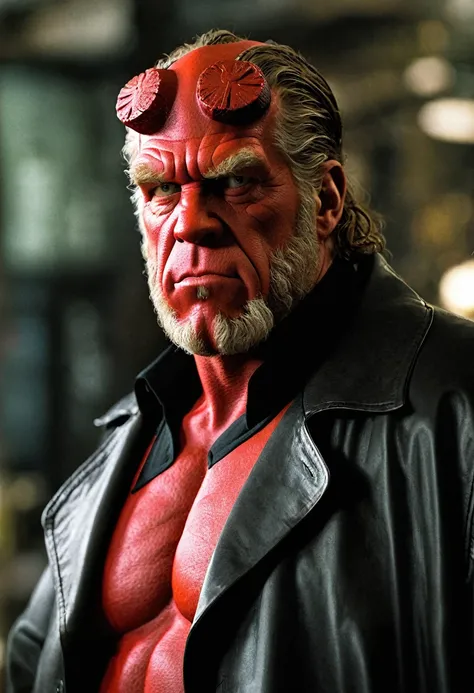 Ron Perlman as Hellboy realistic as movie description