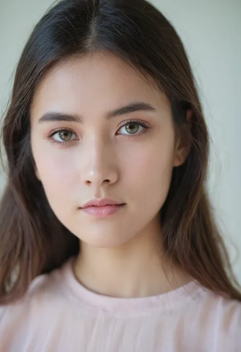 girl, Portrait, shot on Canon 1300D, shadowplay, soft lighting, subtle pastel hues,16k