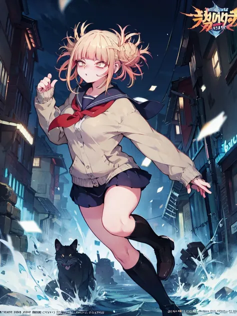  toga himiko、Official Art、masterpiece、Super Resolution、Highest quality、Faithful to the original、thigh、Knee-high boots
