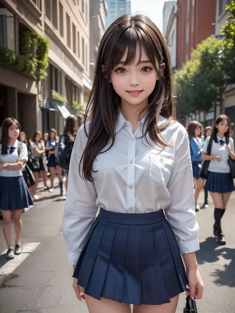 (8k, RAW Photos, Highest quality, masterpiece:1.2), (Realistic, photo-Realistic:1.4), (extremely detailed 8k wallpaper), ((Full Body Shot)), (((1 girl))), Sharp focus, Depth of written boundary, Cinematic lighting, Soft Light, (緻密な美しさのeye, eye_Chan, Very b...