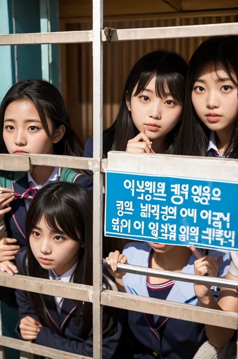 Imprisoned by Korean high school girls