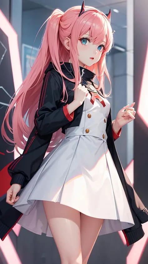 One girl anime character Darling in the franxx 02 