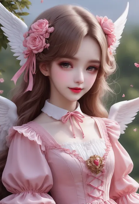 Ideal Beautiful Girl、Archangel、smile、Very cute pink lolita dress