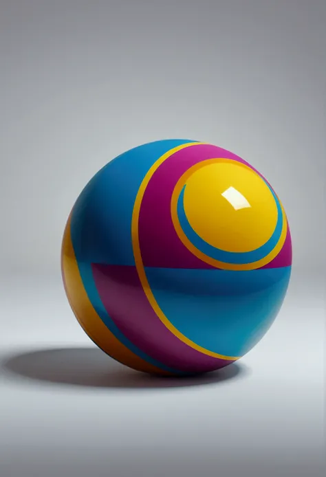 ​masterpiece, 4K Vektorgrafik, Image with optical illusion ball 