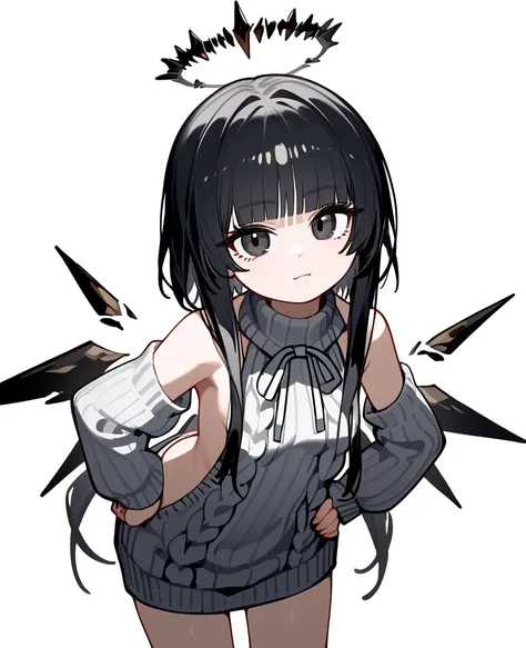 (score_9, score_8_above, score_7_above), 1 girl, virtuosabase, cute young girl, (chibi:0.7), black fur, blunt bangs, by the wide...