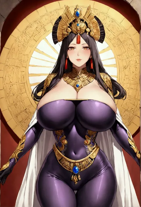 best quality masterpiece extremely detailed highres huge breasts Bodysuit Emperor