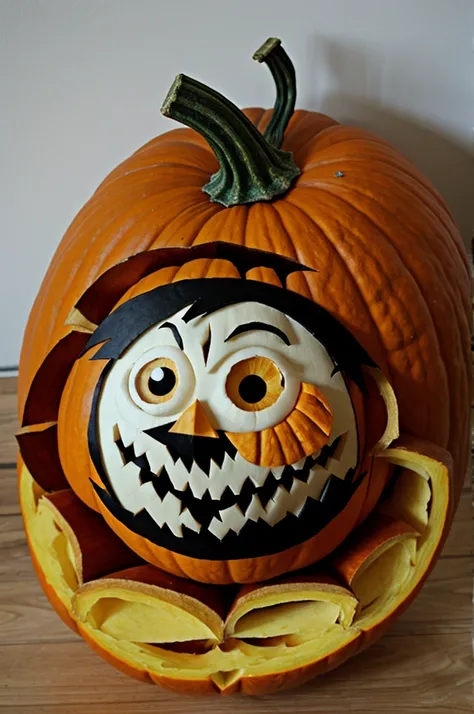 Tim Burton Style Pumpkin
