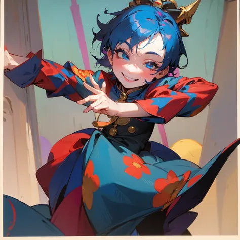 jester, smiling 