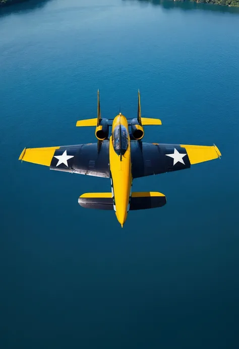 Tucano，Fly over the water，inverted image，sharp focus，bokeh，depth of fieldasters&#39; works，superfino，hyperrealisti，8k，best quality image，Detailed Description，Lumiere，cinematic perspective