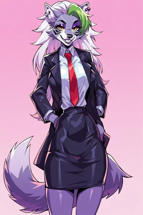 score_9, score_8_up, score_7_up, score_6_up, score_5_up, source_anime,  roxanne wolf, anthro, skirt suit, (((three-piece suit)))...