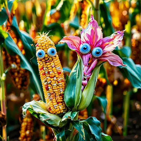 corn, [corn], сольная corn початок с глазами, one beginning, одна corn, corn1, cartoon, アニメ, cartoon, corn в платье, corn with eyes, salted corn, brightness, Style Comics, vegetable balloons, beautiful  in the garden, balloons, plants, flowers, vegetable b...