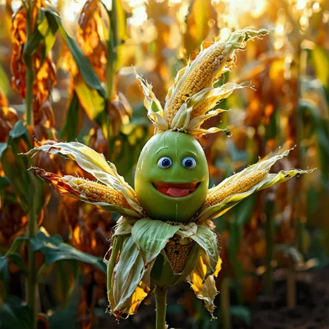 corn, [corn], сольная corn початок с глазами, one beginning, одна corn, corn1, cartoon, アニメ, cartoon, corn в платье, corn with eyes, salted corn, brightness, Style Comics, vegetable balloons, beautiful  in the garden, balloons, plants, flowers, vegetable b...