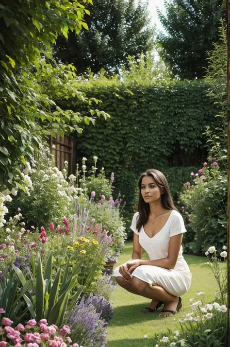 Woman in the garden