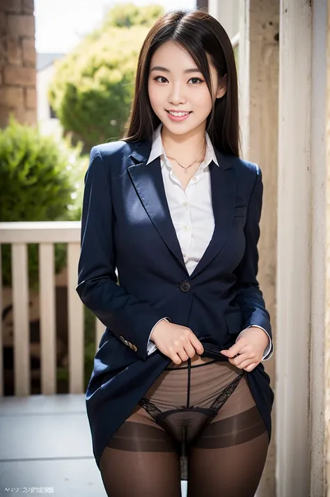 (Only one person), Pure Japanese young girl, outstanding body, beautiful legs, wearing formal business suits, (panty), (pantyhose), high heels, vivid makeup and lips, thick eyebrows, formal black hair styles, sweet smile, secret temptation, professional po...