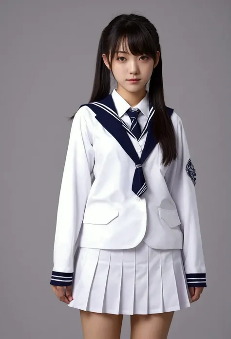 high school girl、whole body、live-action