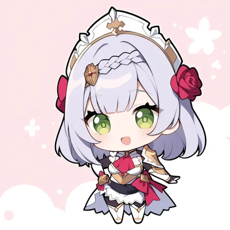 Clear for content,high quality,Noelle(genshin impact),chibi