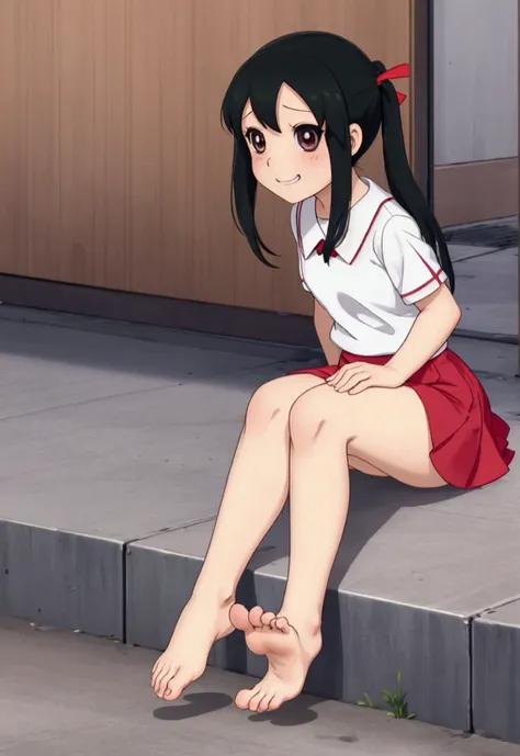 score_9,score_8_up,score_7_up,score_4,score_5,score_6,source_anime break 1girl,naughty grin,takagi-san,feet,soles,gold toe ring,...