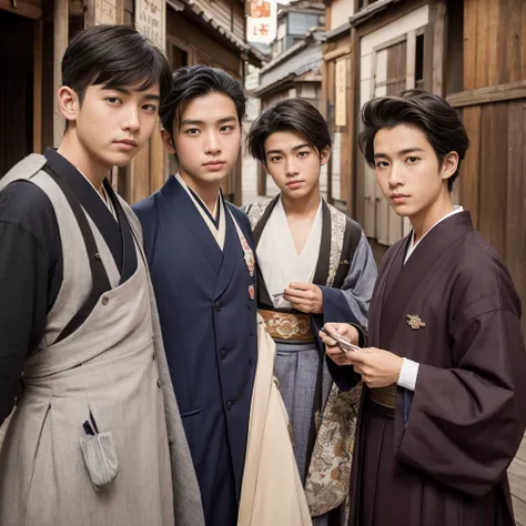 male、Young people in the Taisho period