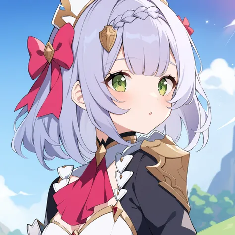 Clear for content,high quality,Noelle(genshin impact),uniform(school)