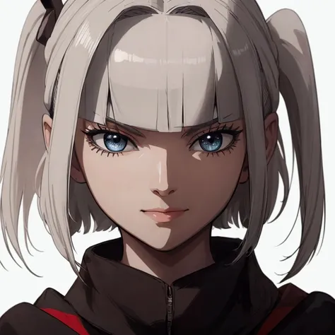 masterpiece), best quality, high resolution 1girl bob cut medium hair standing alone cowl headband profile image looking at viewer beautiful eyes beautiful face extremely detailed