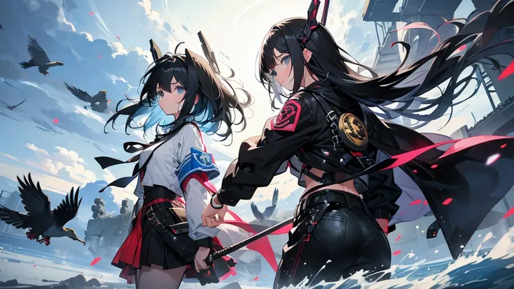 Battle in the Skies, Secret Weapon Girl,black hair