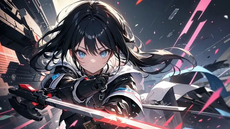 Battle in the Skies, Secret Weapon Girl,black hair