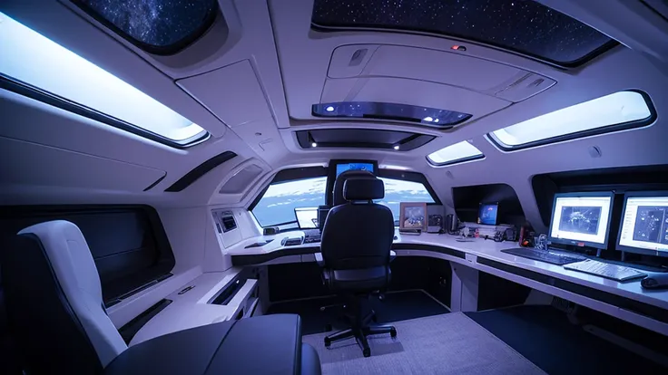 Spaceship main cabin