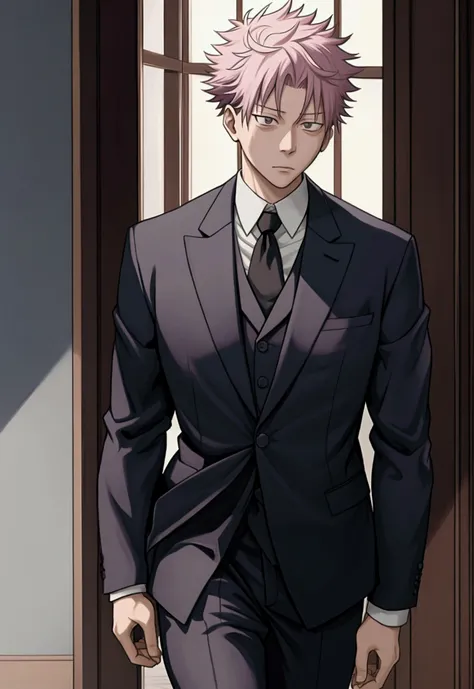 Jujutsu Kaisen　Hiromi Hisha　lawyer　Two Block　Inside the Court　In a suit