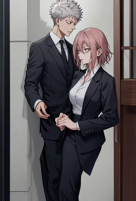 Jujutsu Kaisen　Hiromi Hisha　lawyer　Two Block　Inside the Court　In a suit