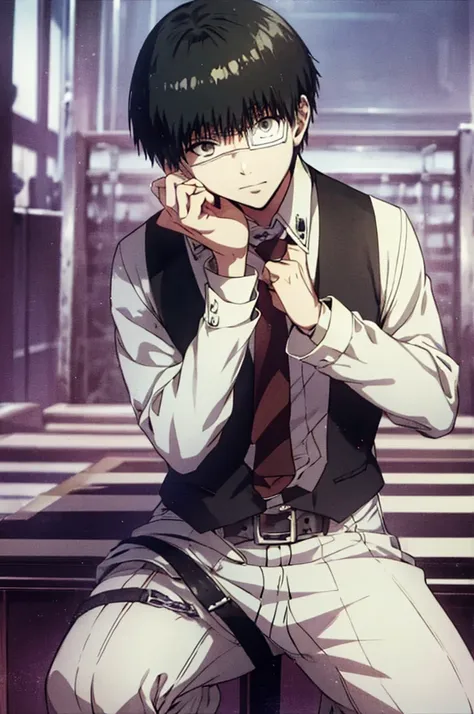 tokyo ghoul kaneki ken handsome pose