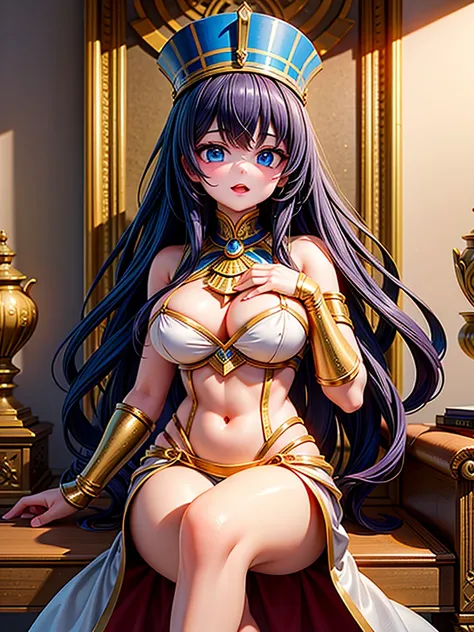 ((Highest quality)), ((masterpiece)), (detailed), One girl, sexy、Egypt