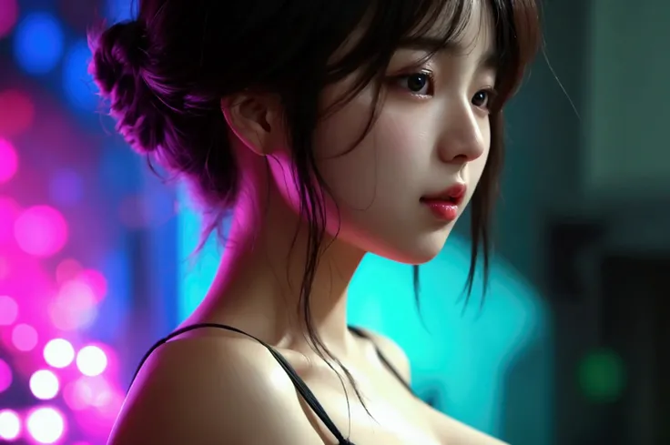 Realistic and photo-realistic Korean-style sexy beauty。pussy,Nipples,NFSW