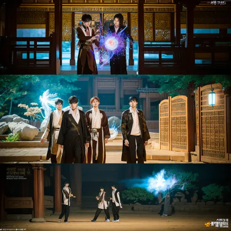 Visuals: The boys visit Gyeongbokgung Palace and stumble upon an ancient, mystical artifact. As they touch it, a magical transformation begins, and they start to realize their true potential.Music: The tempo picks up with a mystical, otherworldly vibe, int...