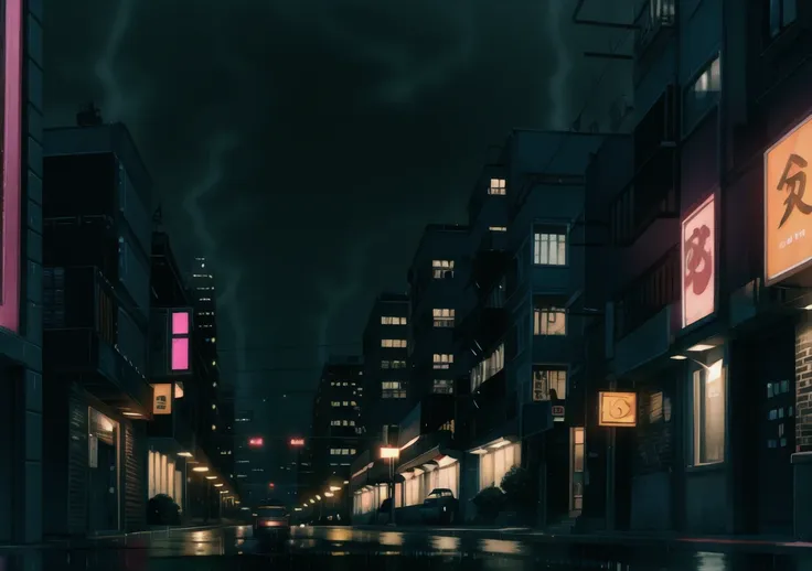 cyberpunk city street, night, neon, rain, cinematic, epic, perfect lighting, hyperdetailed, 4k