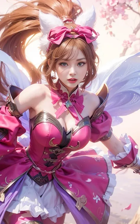 a close up of a girl,brown hair, holding a bow, big , shadowbringers cinematic, 4 k detail fantasy, a beautiful fantasy empress, game cg, xianxia fantasy, xianxia hero, 2. 5 d cgi anime fantasy artwork, cinematic goddess close shot, ruan jia and artgerm, w...