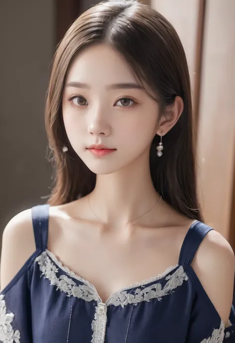 ((Highest quality)), ((Photo quality)), (detailed), Perfect Face，12 years old,(completely full body)，Thin arms,White skin,Small breasts、(Completely out of the way)、