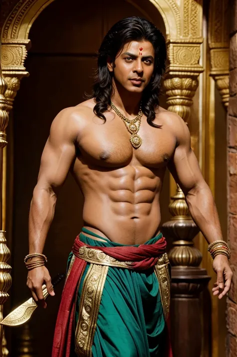 Sharukh khan as dhuryodhana in Mahabharat 