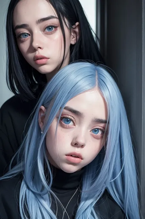 Woman who looks like Billie Eilish