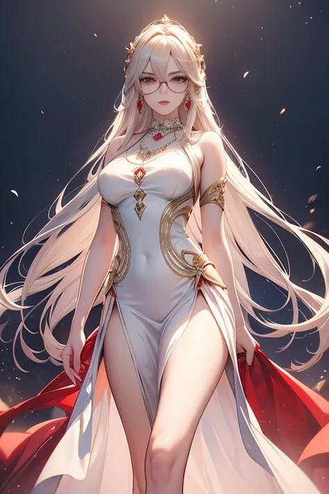 Top of the line CG, highest image quality, masterpiece, exquisite and delicate beautiful girl, (185cm beautiful woman), (tall and slender figure), imperial sister, queen temperament, fair skin, ((long legs)), perfect facial features, bright eyes, seductive...