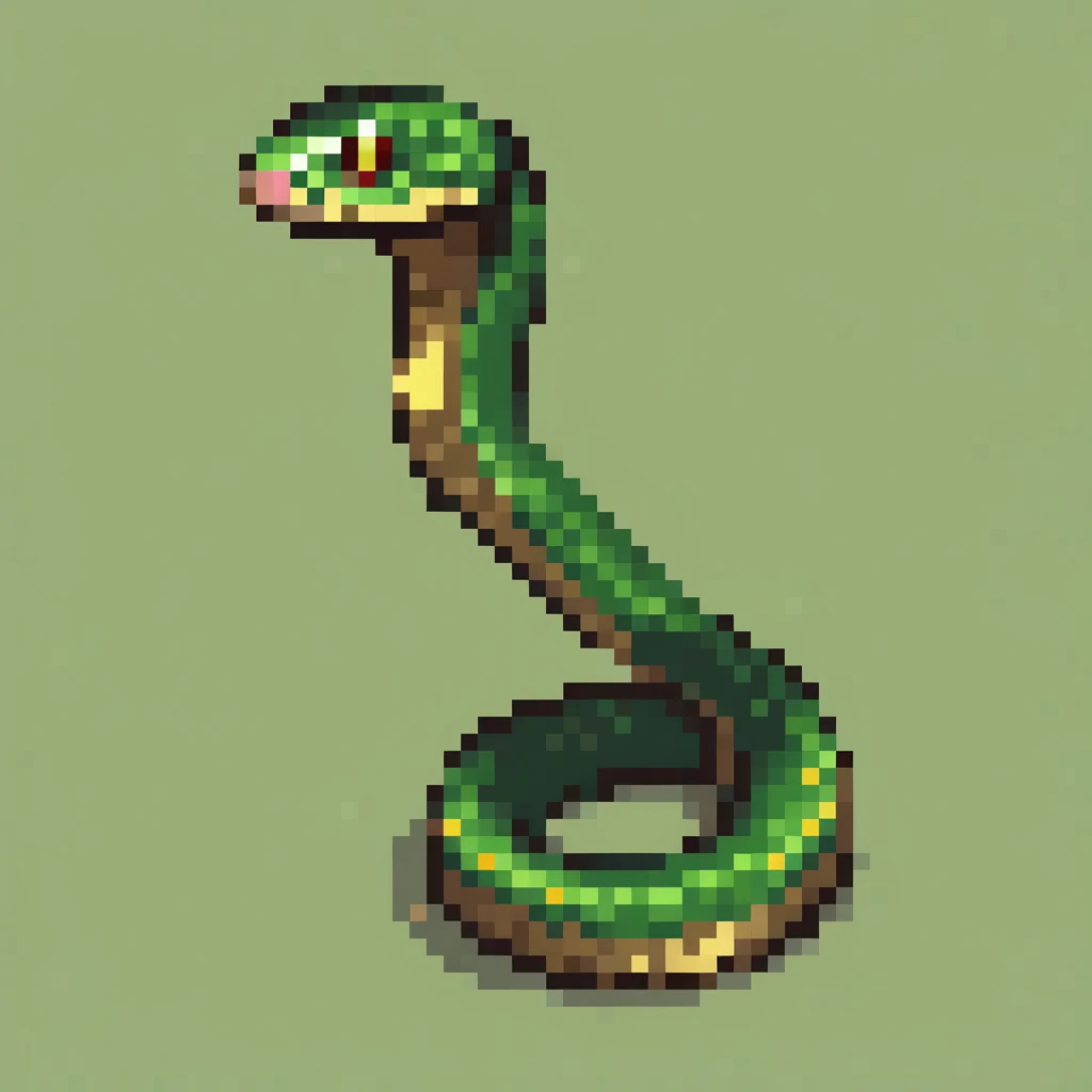 snake,2025,  pixel art, pixarfk,