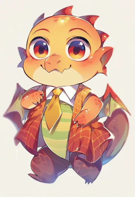 high quality, (cute little dragon), (cartoon:1.3),(((chibi:1.2))),(pixar style:1.2),(cute expression:1.1), (dragon), (cute littl...