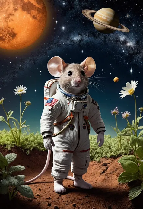 The images I need have to be related to this text since it is for children from 4 to 6 years old 4. The Astronaut Mouse
Miguelito, the mouse, I always dreamed of traveling to the stars. One day, found an abandoned rocket in the garden and, with the help of...